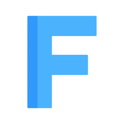 F, Animated Icon, Flat