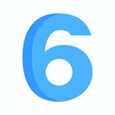 6, Animated Icon, Flat