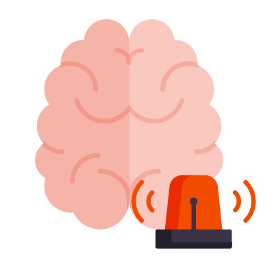 Anxious, Animated Icon, Flat