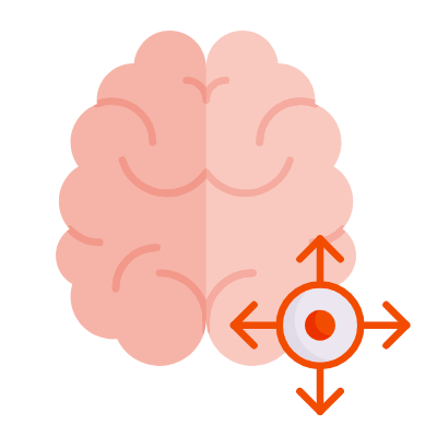 Distraction, Animated Icon, Flat