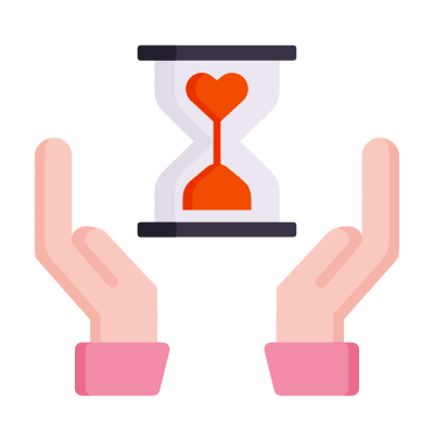 Longevity, Animated Icon, Flat