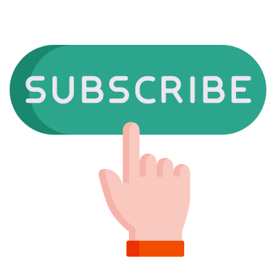 Subscribe Button, Animated Icon, Flat