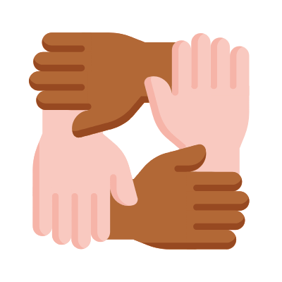 Teamwork, Animated Icon, Flat