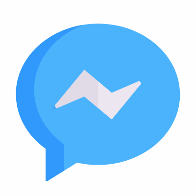 Messenger, Animated Icon, Flat