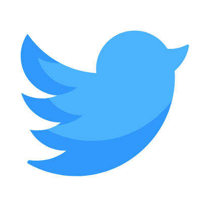Twitter, Animated Icon, Flat