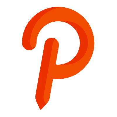 Pinterest, Animated Icon, Flat