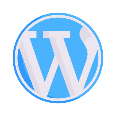 Wordpress, Animated Icon, Flat