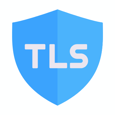 TLS Encryption, Animated Icon, Flat