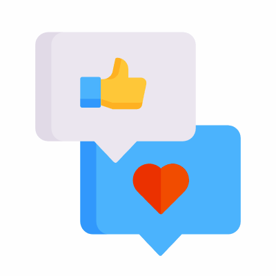 Messages Engagement, Animated Icon, Flat