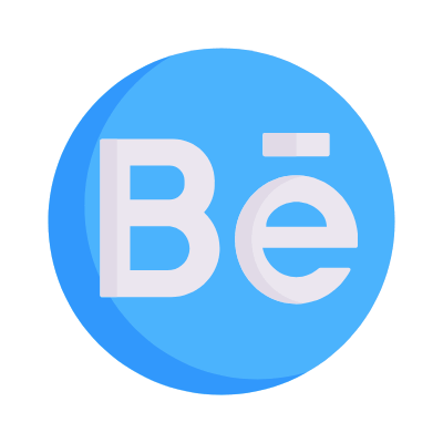 Behance, Animated Icon, Flat