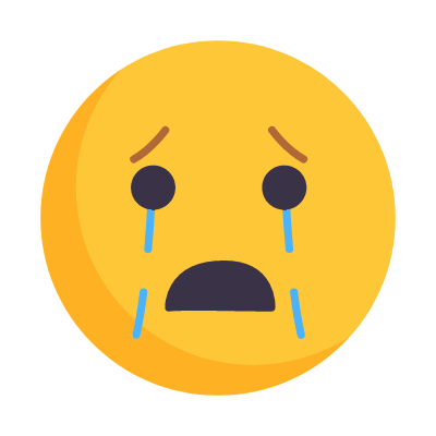 Cry, Animated Icon, Flat