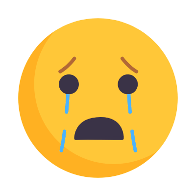 Crying, Animated Icon, Flat
