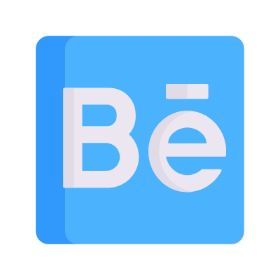 Behance, Animated Icon, Flat