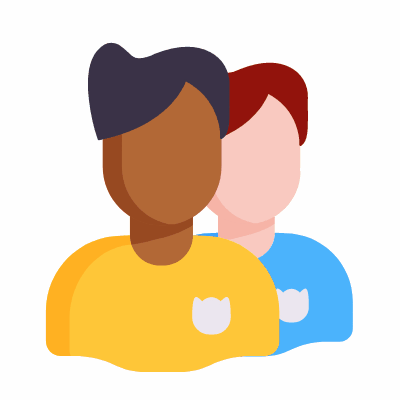 Couple, Animated Icon, Flat