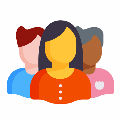 Group, Animated Icon, Flat
