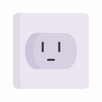 Outlet Type B, Animated Icon, Flat