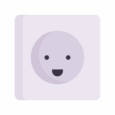 Outlet Type K, Animated Icon, Flat
