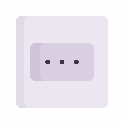 Outlet Type L, Animated Icon, Flat