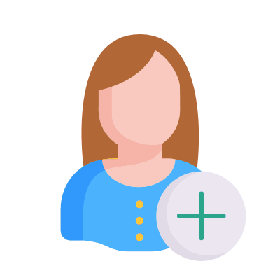 Woman Plus, Animated Icon, Flat