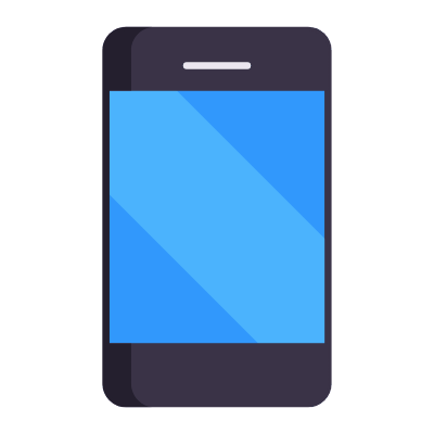 Smartphone, Animated Icon, Flat