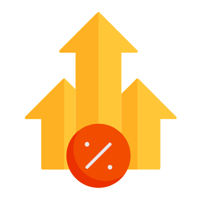 Profits, Animated Icon, Flat