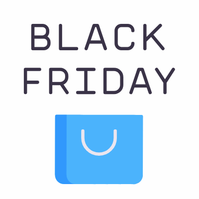 Black Friday, Animated Icon, Flat