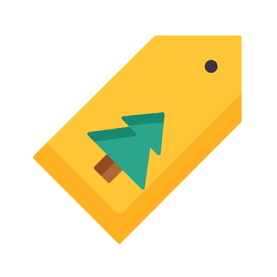 Christmas Sale, Animated Icon, Flat
