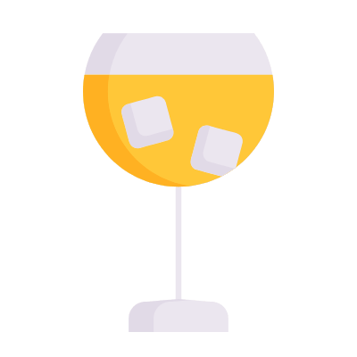 Balloon Glass, Animated Icon, Flat