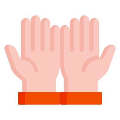 Pray, Animated Icon, Flat