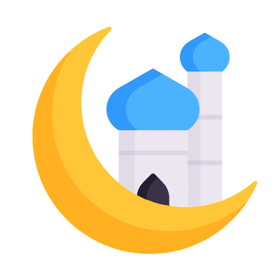 Ramadan, Animated Icon, Flat