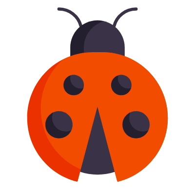 Ladybird, Animated Icon, Flat