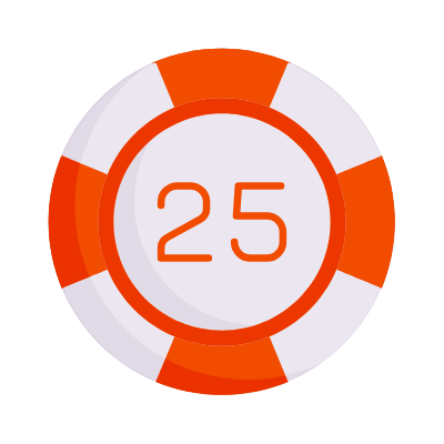 Casino Chip, Animated Icon, Flat