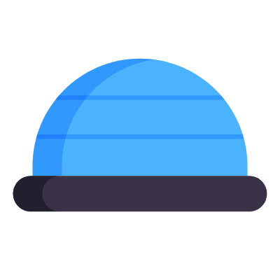 Bosu Ball, Animated Icon, Flat