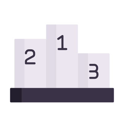 Podium, Animated Icon, Flat