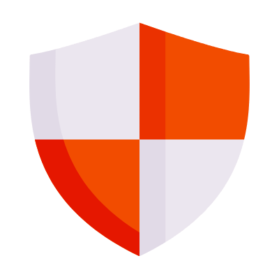 Shield Checkered, Animated Icon, Flat