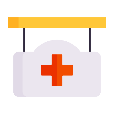 Medical Sign, Animated Icon, Flat