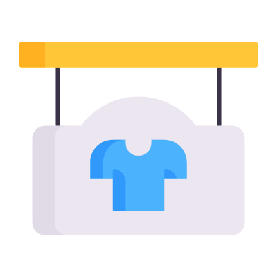 Changing Room, Animated Icon, Flat