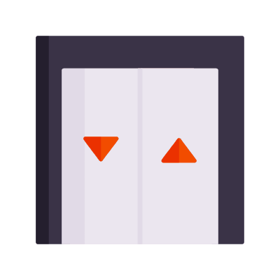 Elevator, Animated Icon, Flat