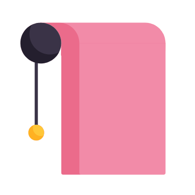 Roller Blind, Animated Icon, Flat