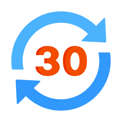 Arrows Rotate 30, Animated Icon, Flat
