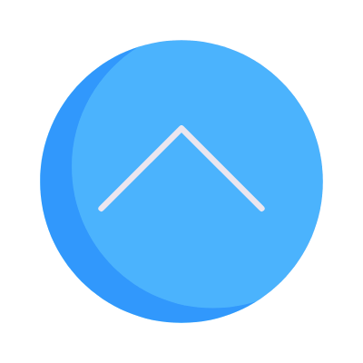 Chevron Up, Animated Icon, Flat