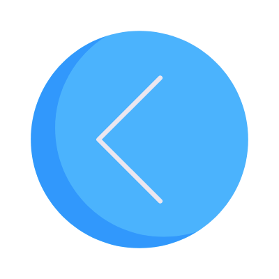 Chevron Left, Animated Icon, Flat