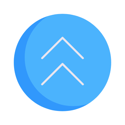 Chevrons Up, Animated Icon, Flat