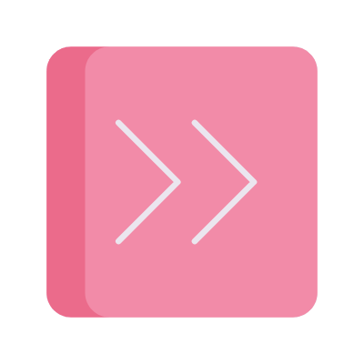 Chevrons Right, Animated Icon, Flat