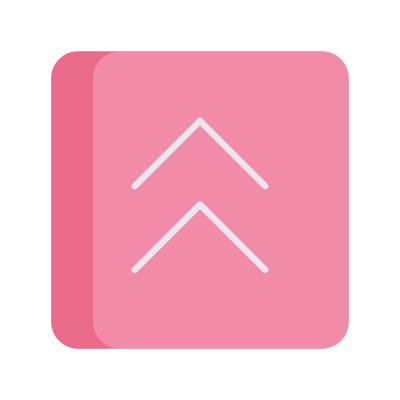 Chevrons Up, Animated Icon, Flat