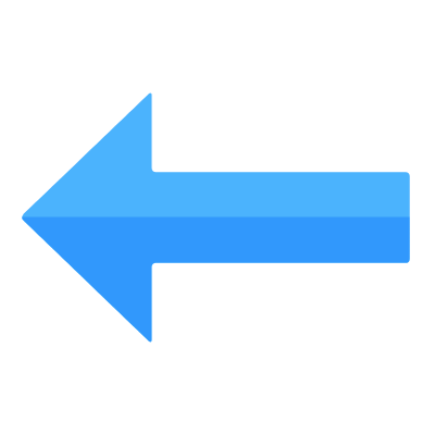 Arrow Left, Animated Icon, Flat