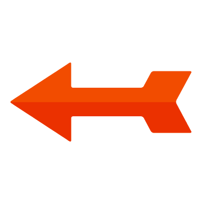 Arrow Left, Animated Icon, Flat