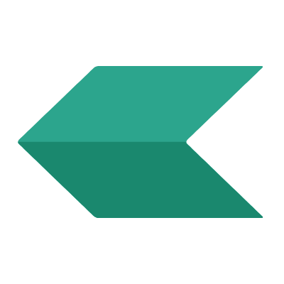 Chevron Left, Animated Icon, Flat