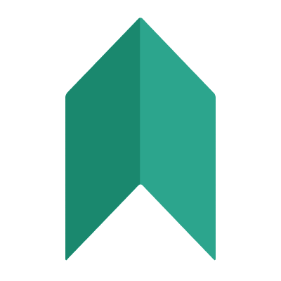 Chevron Up, Animated Icon, Flat