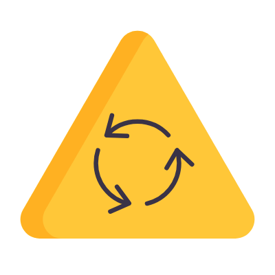 Rondabout, Animated Icon, Flat